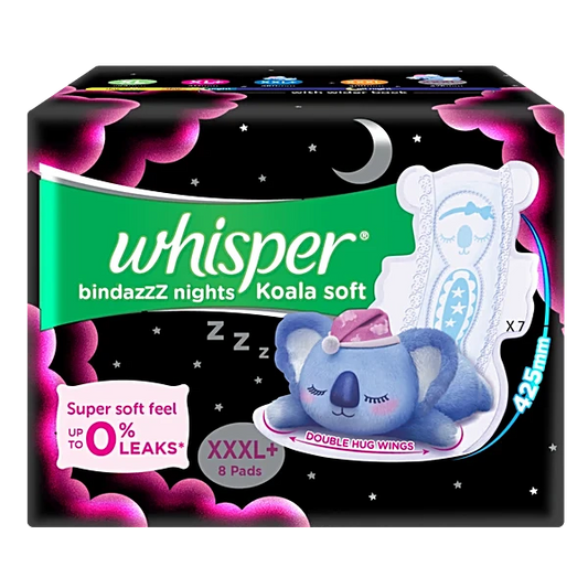 Whisper Bindazzz Nights Koala Soft